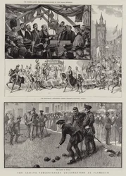 Die Armada-Tercentenary-Feierlichkeiten in Plymouth